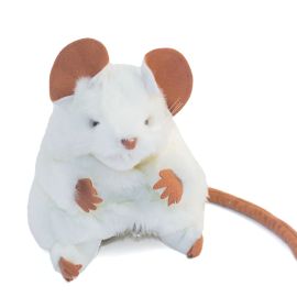 White Mouse Finger Puppet
