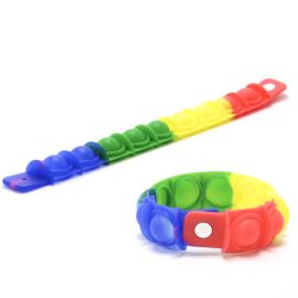 Rainbow Pop Fidget Bracelet