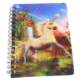 3D Unicorn Jotter