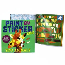 Paint By Sticker Kids - Zoo Animals