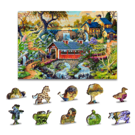 Country Bridges Wooden Puzzle