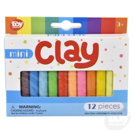 12pc Rainbow Clay