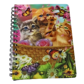 3D Cats Jotter