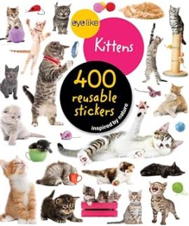 Eyelike Reusable Sticker Book: Kittens