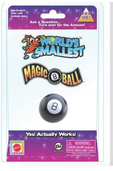 World's Smallest 8 Ball