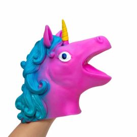 Unicorn Rubber Puppet