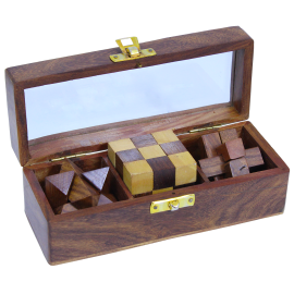 Rosewood Puzzle Game Trio