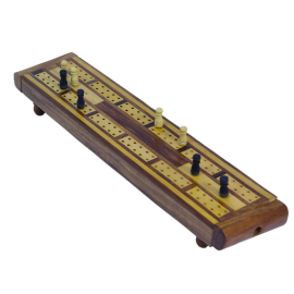 Wood Cribbage Game