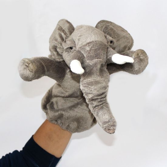 Elephant Stage Puppet w/Ring to Move Trunk 3 & Up Folkmanis MPN 2830 Unisex 