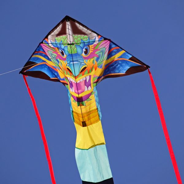 Kite Fire Stowaway 64" Delta RipStop Polyester Kite 44 Prism ..24.... 12510 