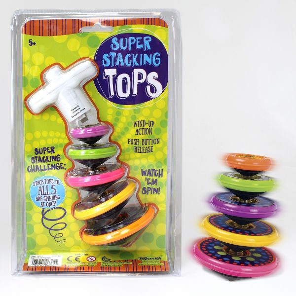 Toysmith Super Stacking Tops Kit from Little Folks 